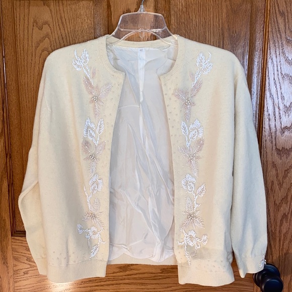 Sweaters - Vintage beaded sweater